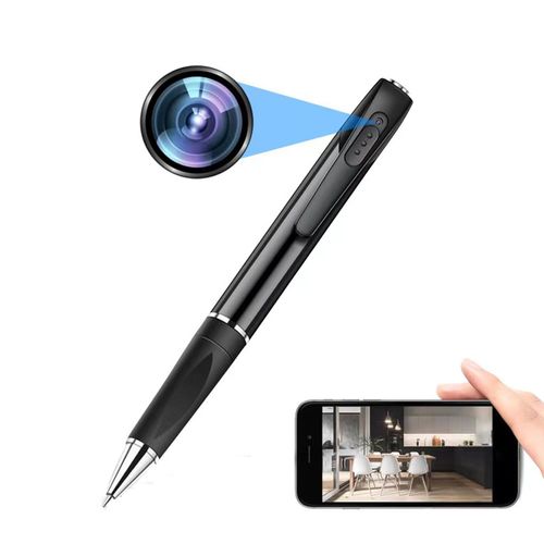 Stylo Camera Espion Wifi 1080p Détection Mouvement Vision Nocturne + SD 16Go YONIS