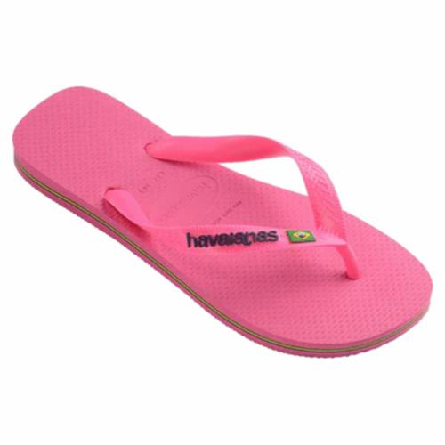 Havaianas Brasil Logo Neon Colour Rose