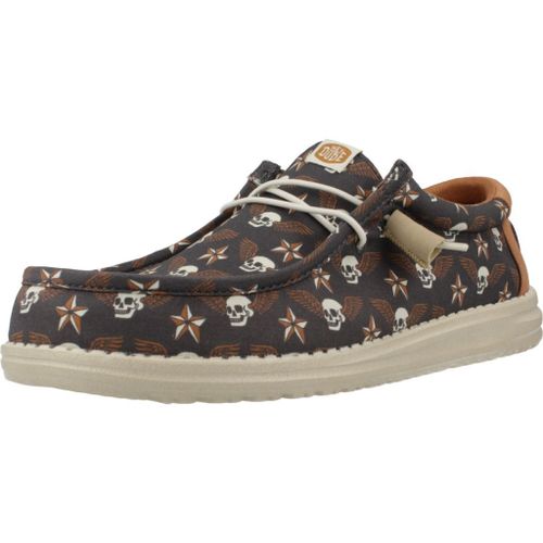 Hey Dude Wally Stars N Skulls Print Colour Gris - 42