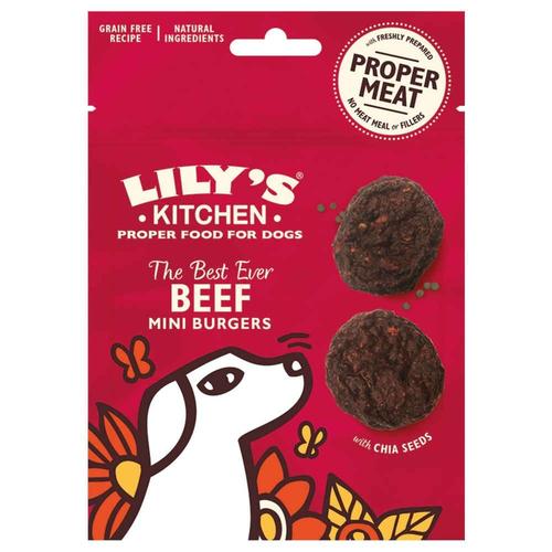 Lily's Kitchen - Friandises Beef Mini Burgers Au B¿Uf Pour Chien - 70g