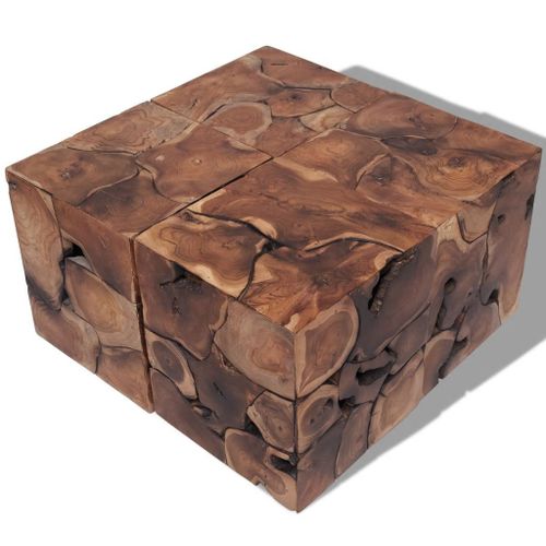 Tabourets/Table Basse Teck Massif