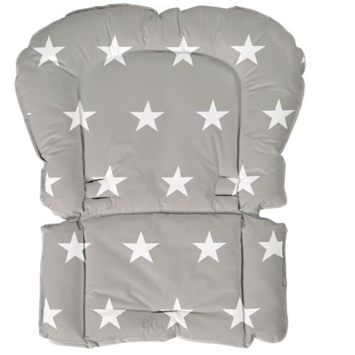 Roba Coussin De Siège Rembourré Little Stars Gris 50x65x3,5 Cm