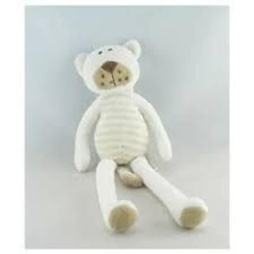 Chat Blanc Marron Anna Club Plush