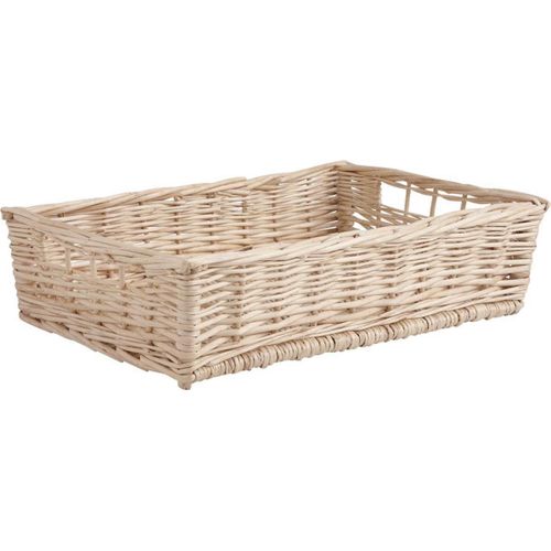 Manne En Osier Naturel Avec Passe-Main Panier Seul