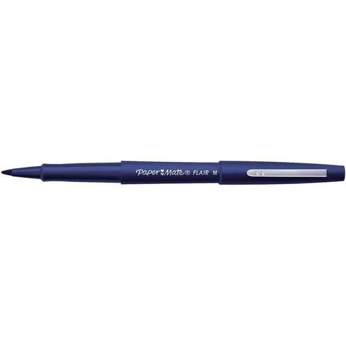 Paper:Mate Stylo Feutre Flair Original Nylon Pte Moyenne Bleu Marine