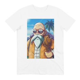 T-Shirt Dragon Ball - Tortue Geniale - Jackie Chun - Muten Roshi - Kame Sennin