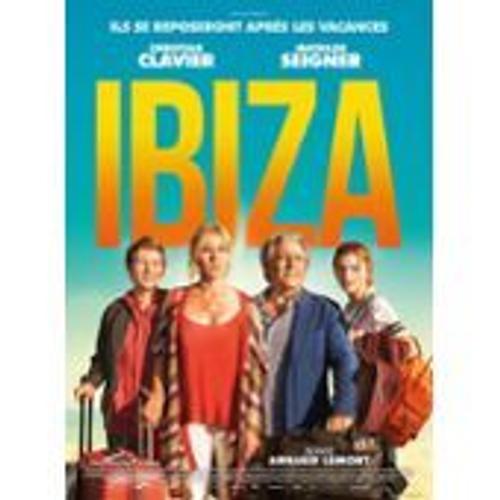 Ibiza - Arnaud Lemort - Christian Clavier - Mathilde Seigner - 2019 - Affiche De Cinéma Pliée 120x160 Cm