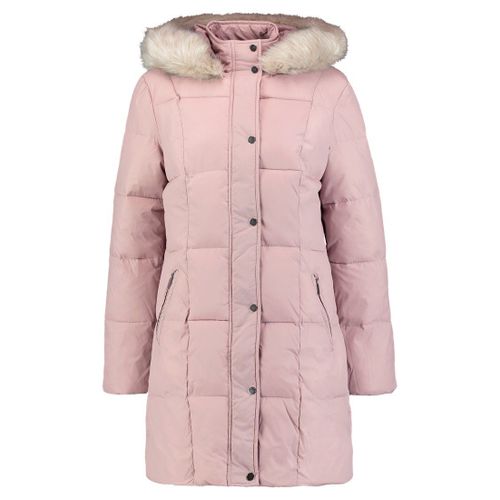 Anna Field  Manteau Parka Rose Clair À Capuche Avec Fourrure Synthétique Beige Crème T38 Qui Taille 40/42