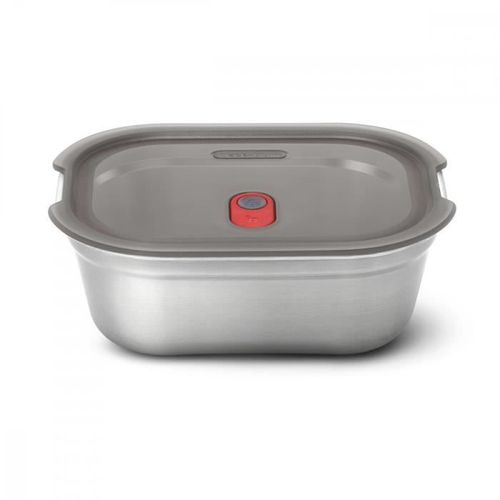 Lunch Box Acier Micro-Ondable 1,2l - Black And Blum - Argent -