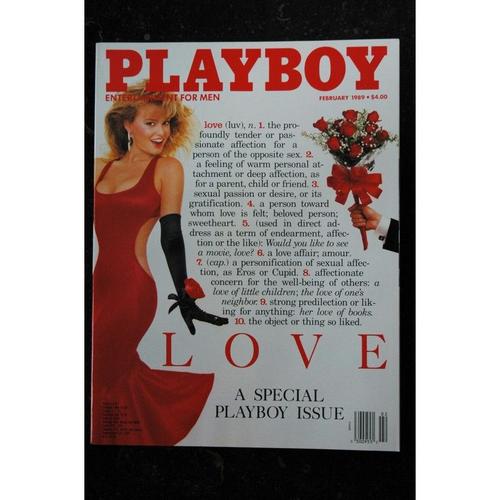 Playboy Us 1989 02 Love A Special Playboy Issue Simone Eden Michele Smith Bob Woodward