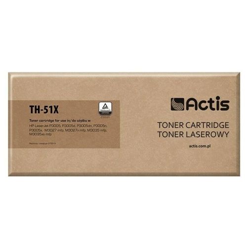 Actis Cartouche De Toner Th-51x (remplacement Hp 51x Q7551x Standard