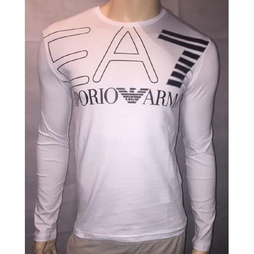 T Shirt Armani Ea7 6gpt12 Blanc