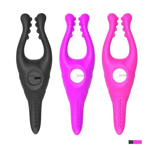 Vibrateur Mamelon Clip G-Spot Massage Clitoris Stimuler Jouet Sexuel Femme Se Masturber