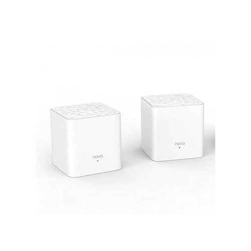 WiFi Mesh AC1200 Couverture 200 m²-Tenda Nova MW3-2 pack Système mesh wifi répéteur puissant, installation facile, Alexa Compatible