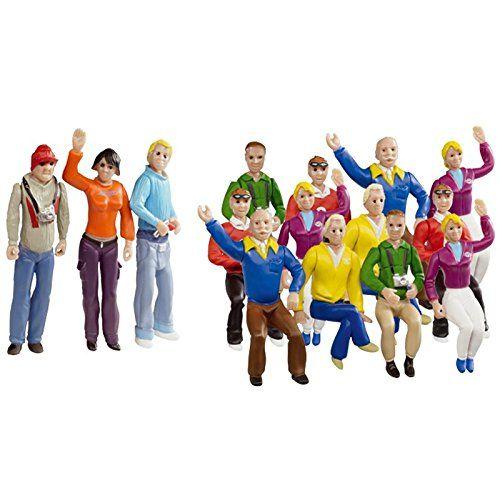 Carrera Race Spectators - Set Of 15 Detailed Fans - 132 Scale Figures - Realistic Scenery Accessory For Slot Car Track Sets