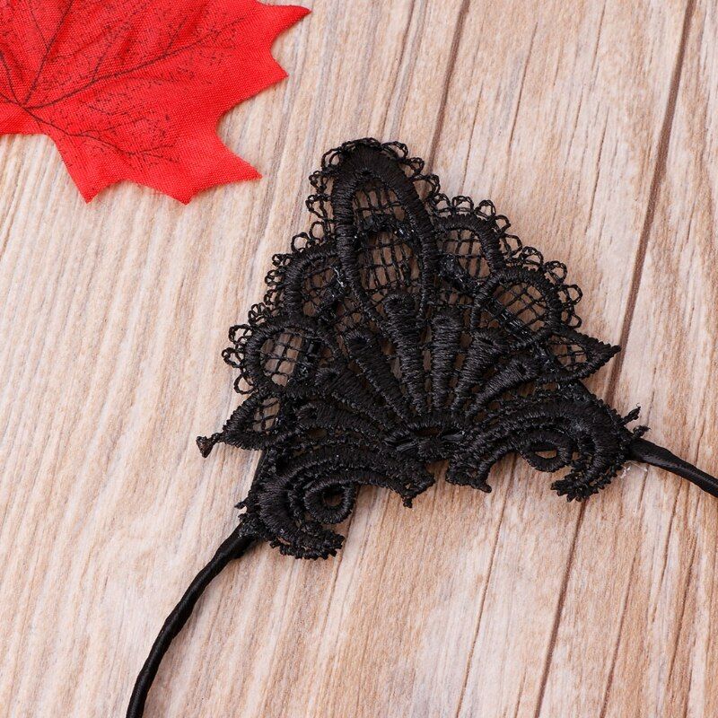Oreilles De Chat Sexy Pour Femme-Lesbienne-Dentelle-Bandeau-... - 3
