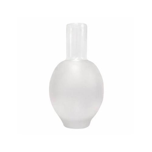 Tulipe En Verre Pour Lampe À Pétrole Botero Mate 21x11 Cm Avec Une Ouverture De 5,5 Cm