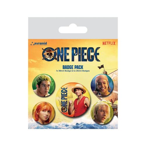 One Piece - Pack 5 Badges The Straw Hats