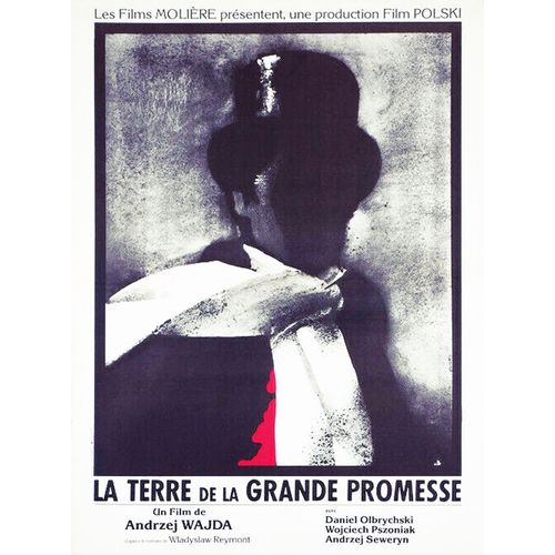 La Terre De La Grande Promesse - Véritable Affiche De Cinéma Pliée - Format 60x80 Cm - De Andrzej Wajda Avec Andrzej Seweryn, Daniel Olbrychski, Wojciech Pszoniak - 1975