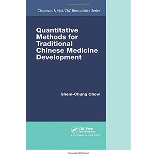 Quantitative Methods For Traditional Chinese Medicine Development