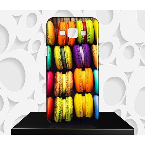 Coque Design Samsung Galaxy E7 Macarons - Réf 14