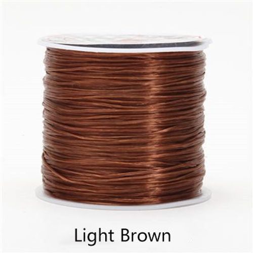 Cordon ¿¿Lastique Multicolore En Cristal, 0.8mm De Diam¿¿Tre, 50m De Long, Pour Perles, Pour Bricolage, Collier, Bracelet, Outils De Fabrication De Bijoux
