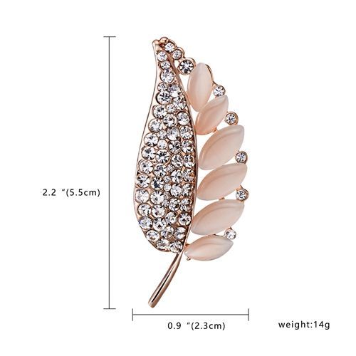 Rinbathroom-Broche En Clip De Charbon Pour Femme, Fleur De Plante, Cuir Oral Elu, Mode Europe Et Am¿¿Rique, Bijoux De Collier, Ixde Mariage