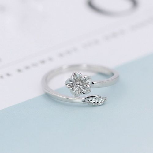Destroy Andrring-Bague R¿¿Glable Pour Femme, Fleur Mignonne, Ouverture De Perle, Plume De Tournesol, Style D'huile D¿¿Goulinant, Cadeau De Bijoux De Mode Simple