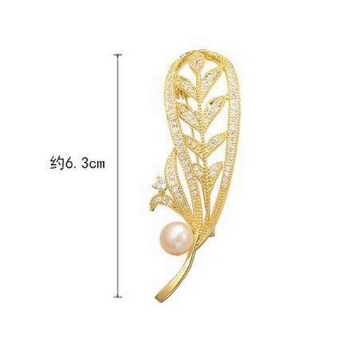 Broche D'oreille En Zircon De Bl¿¿, De Luxe, Temp¿¿Rament, Imitation De Perles, Costume Anti-Explosion Pour Femmes Et Hommes, Bijoux De F¿ºte, Cadeau