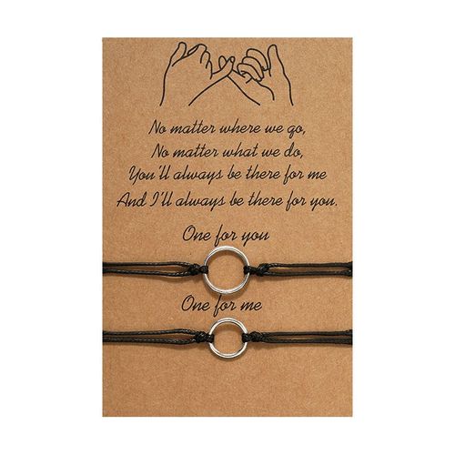 Bracelet ¿¿ Breloques De Charme En Pierre Volcanique, Bijou Porte-Bonheur Pour Couple, Homme Et Femme, Nouvelle Collection, 2 Pi¿¿Ces Par Ensemble