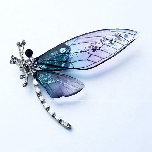 Broche ¿¿Quation Papillon Libellule Pour Dames, Alliage D'insecte, Perle Exquise, Broche Ange, ¿¿Pingle De Robe De Soir¿¿E De Mariage, Bijoux Cadeaux, Mode