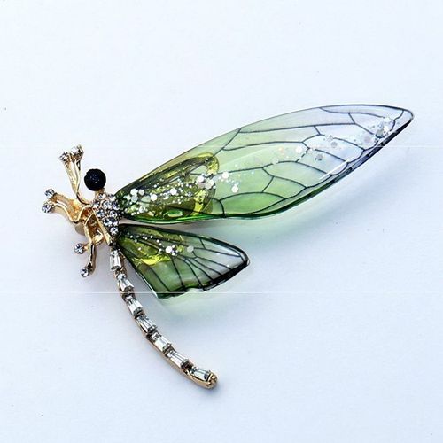 Broche ¿¿Quation Papillon Libellule Pour Dames, Alliage D'insecte, Perle Exquise, Broche Ange, ¿¿Pingle De Robe De Soir¿¿E De Mariage, Bijoux Cadeaux, Mode