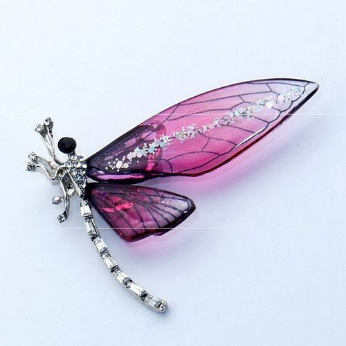 Broche ¿¿Quation Papillon Libellule Pour Dames, Alliage D'insecte, Perle Exquise, Broche Ange, ¿¿Pingle De Robe De Soir¿¿E De Mariage, Bijoux Cadeaux, Mode