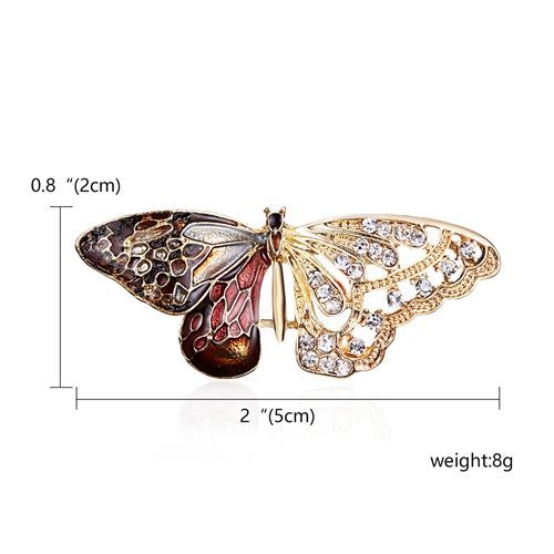 Rinhoo ¿C Broche En Strass Pour Femmes, Fait ¿¿ La Main, Color¿¿, Couple D'oiseaux, Libellule, Cristal, Broche Pour Femmes, Bijoux De Costume