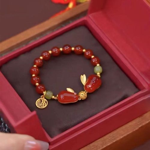 Bracelet Porte-Bonheur En Opale Blanche Naturelle Pour Hommes Et Femmes, Bijoux Tendance