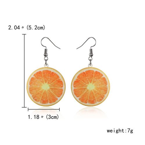 Rinhoo ¿C Boucles D'oreilles Fruits En Acrylique Pour Femmes, Bijoux, Fraise, Pin, Pomme, Tomate, Kiwi, Orange, Concombre, Dragon, Pomme, Pin, Pomme