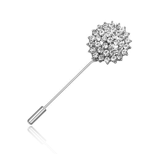 Rinbathroom-Broche Vintage En Cristal De Fleur De Cam¿¿Lia Pour Hommes, Goupille Imbib¿¿E, Fleur De Rose Simple, Feuilles De Ginkgo, ¿¿Pingles D'¿¿Charpe Jowomen