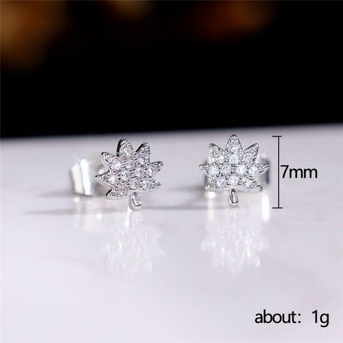 Boucles D'oreilles Rondes Plaqu¿¿Es Argent Pour Dames, Boucles D'oreilles Fleur Perle, Goujon En Cristal, Bijoux Fantaisie, Haute Qualit¿¿, Luxe, F¿ºte D'anniversaire