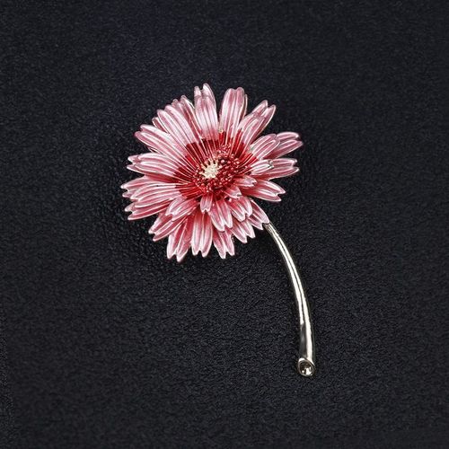 Broches Vintage Rose Blanc Grande Fleur Pour Femmes, Grande Broche Mode Robe Manteau Accessoires Mignon Bijoux Cadeau