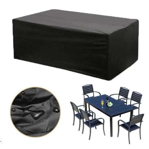 Imperméable Bâche Salon De Jardin Couverture Protection Pour Table, Canapé Housse De Meuble Anti-Vent/Pluie/Uv (180 X 120 X 74cm)