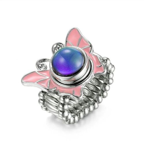 Bagues Réglables En Strass Pour Homme Et Femme, Bijoux Fins, Pour Documents, Humeur, Émotion, Sentiment, Température, Pour Couple