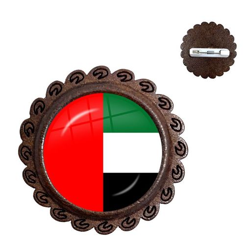 Broches Cabochon En Verre, Épingles De Collier, Bois, Sensation Nationale, Chili, Hongrie, Intermmexique, Roumanie, Croatie, Vatican, Ander, Vietnam, 20mm