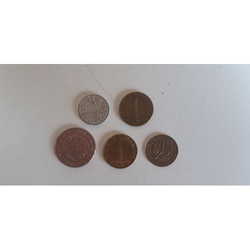 Lot De 5 Monnaies Autriche