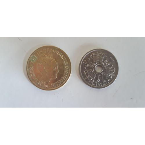 Lot De 2 Monnaies Danemark