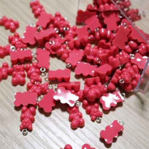 Breloques En Résine D'animal Mignon Gunibear, 35 Couleurs, Boucles D'oreilles Pendantes Exécutives, Colliers Pmotpresidence, Porte-Clés, Résultats De Bijoux À Bricoler Soi-Même