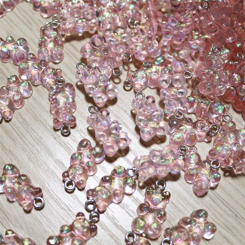 Breloques En Résine D'animal Mignon Gunibear, 35 Couleurs, Boucles D'oreilles Pendantes Exécutives, Colliers Pmotpresidence, Porte-Clés, Résultats De Bijoux À Bricoler Soi-Même