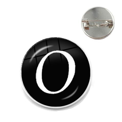 A-Z Unique Alphabet En Cuir Broches 26 Lettres Id Nom Chia Bateau Rhodium Placage Collier Pins Pour Hommes Femmes Enfants Famille Cadeau
