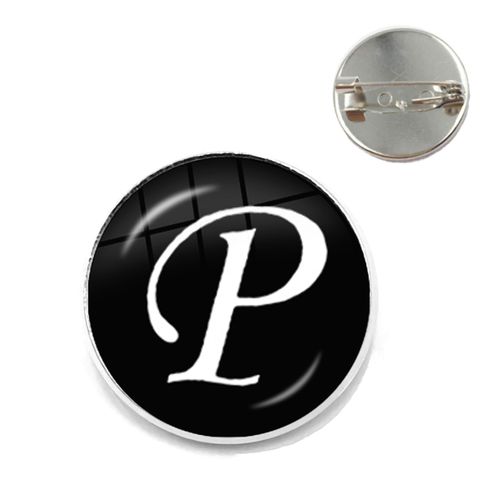 A-Z Unique Alphabet En Cuir Broches 26 Lettres Id Nom Chia Bateau Rhodium Placage Collier Pins Pour Hommes Femmes Enfants Famille Cadeau