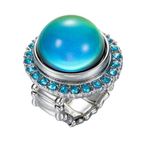 Bagues Réglables En Strass Pour Homme Et Femme, Bijoux Fins, Pour Documents, Humeur, Émotion, Sentiment, Température, Pour Couple
