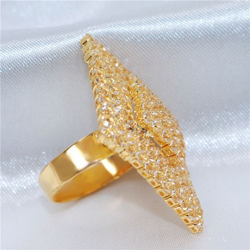 Bague De Créateur En Cristal De Forme Carrée Pour Femmes, Anneau De Fiançailles, Mariage, Strass, Arbre De Noël, Cadeau De Noël
